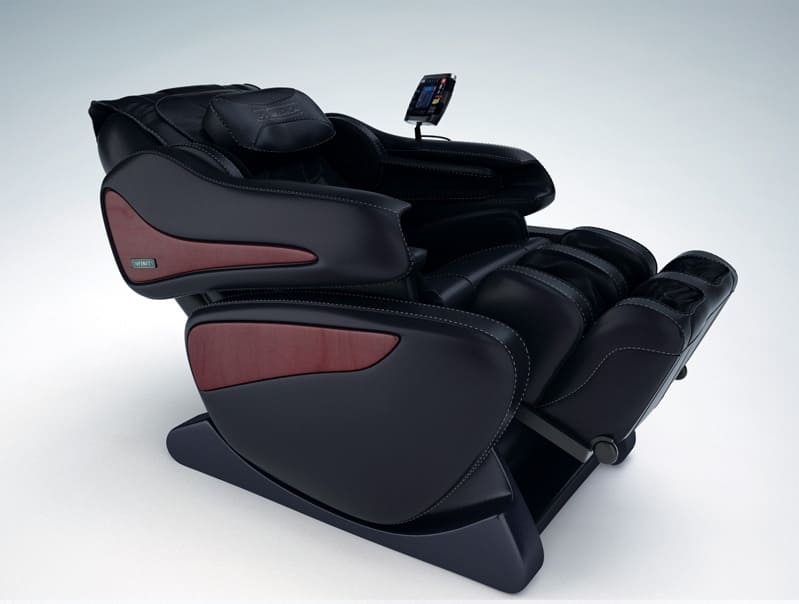 современный дизайн массажного кресла US MEDICA Infinity расцветка черная