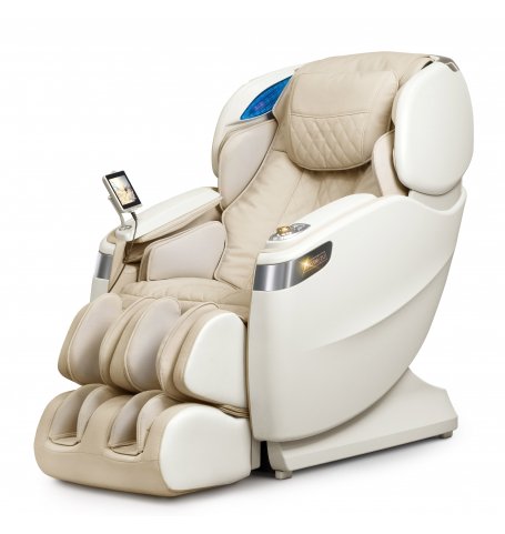 Массажное кресло US Medica Jet (бело-бежевое)