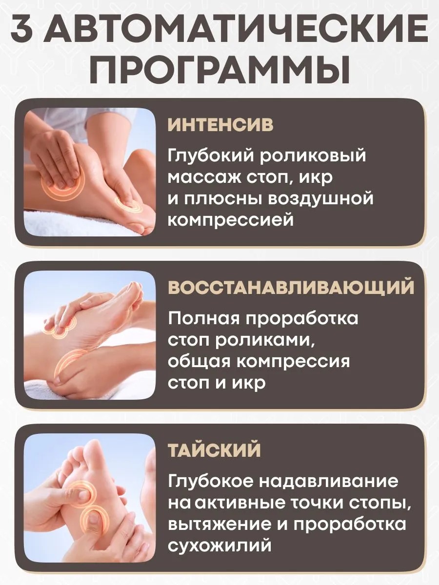 Массажер для ног YAMAGUCHI 2Feet с автоматическими программами