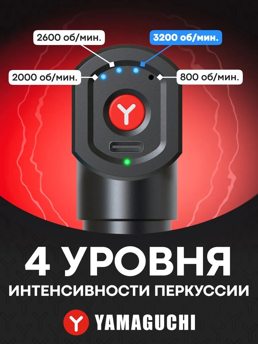Четыре уровня интенсивности YAMAGUCHI Top Gun and Arm
